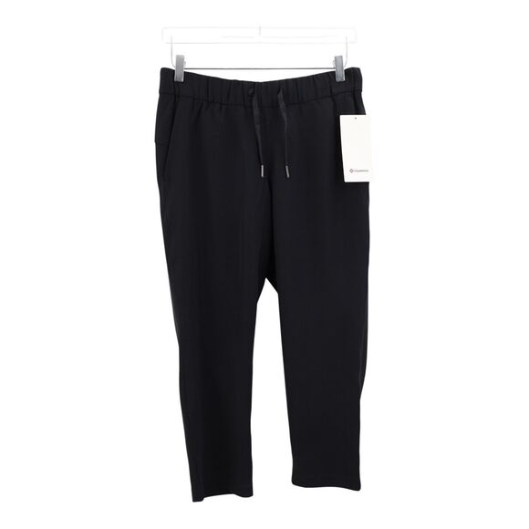 Lululemon On The Fly Woven Crop Womens Size 8 Black NWT - Picture 1 of 9